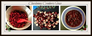 Cranberry Sauce Collage